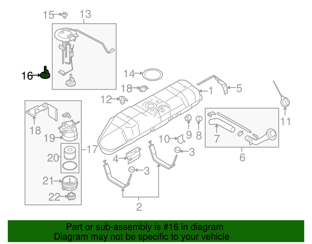 Genuine Ford Fuel Filter E5TZ9J306BA