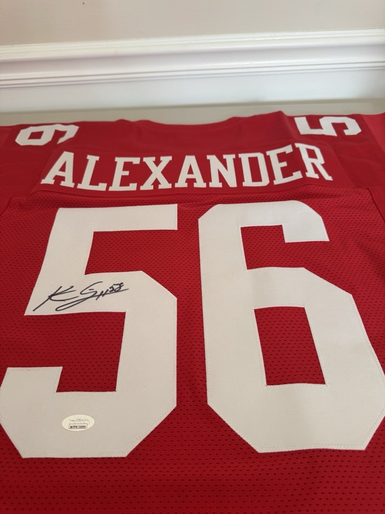 Kwon Alexander Autographed Red Pro Style Jersey - JSA W Auth
