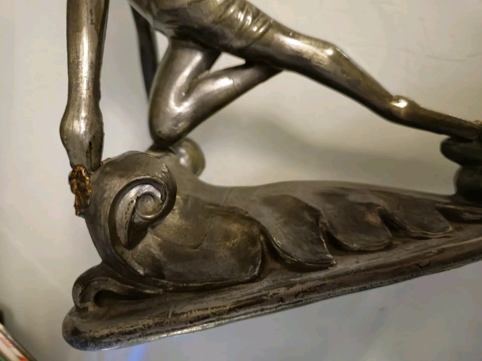 Art Deco Style Statue Sculpture Art Nouveau Style Bronze