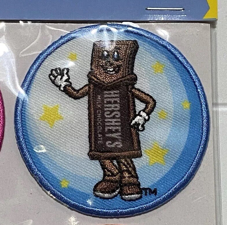 NIP Hershey Park Hersheypark Souvenir 4 Pack Embroidered Patch Set