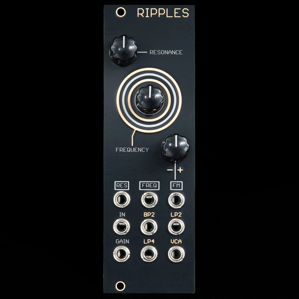 Mutable Instruments Ripples Eurorack Modular Synth Filter New (Black/Gold)