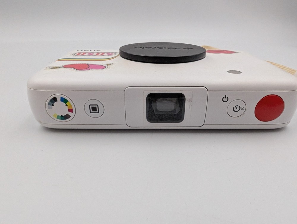 Polaroid Snap Instant Digital Camera Built in Printer White Tested And Working!