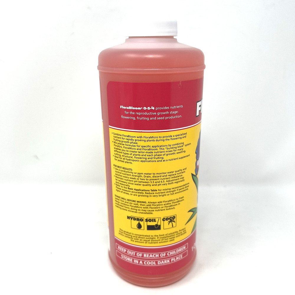 General Hydroponics FloraBloom 0-5-4 / 1 Quart