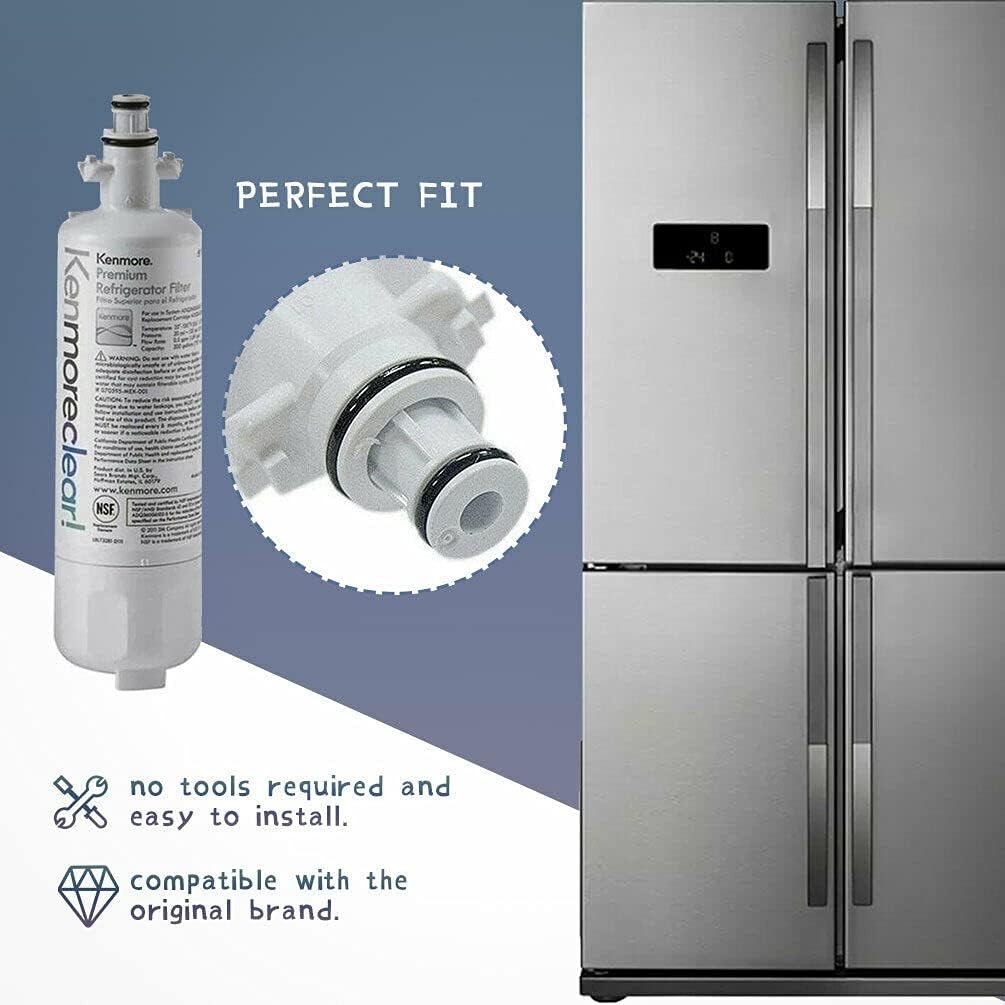 Kenmore 9690 469690 Refrigerator Water Filter 2 Pack NSF/ANSI 53 Fit ADQ36006101