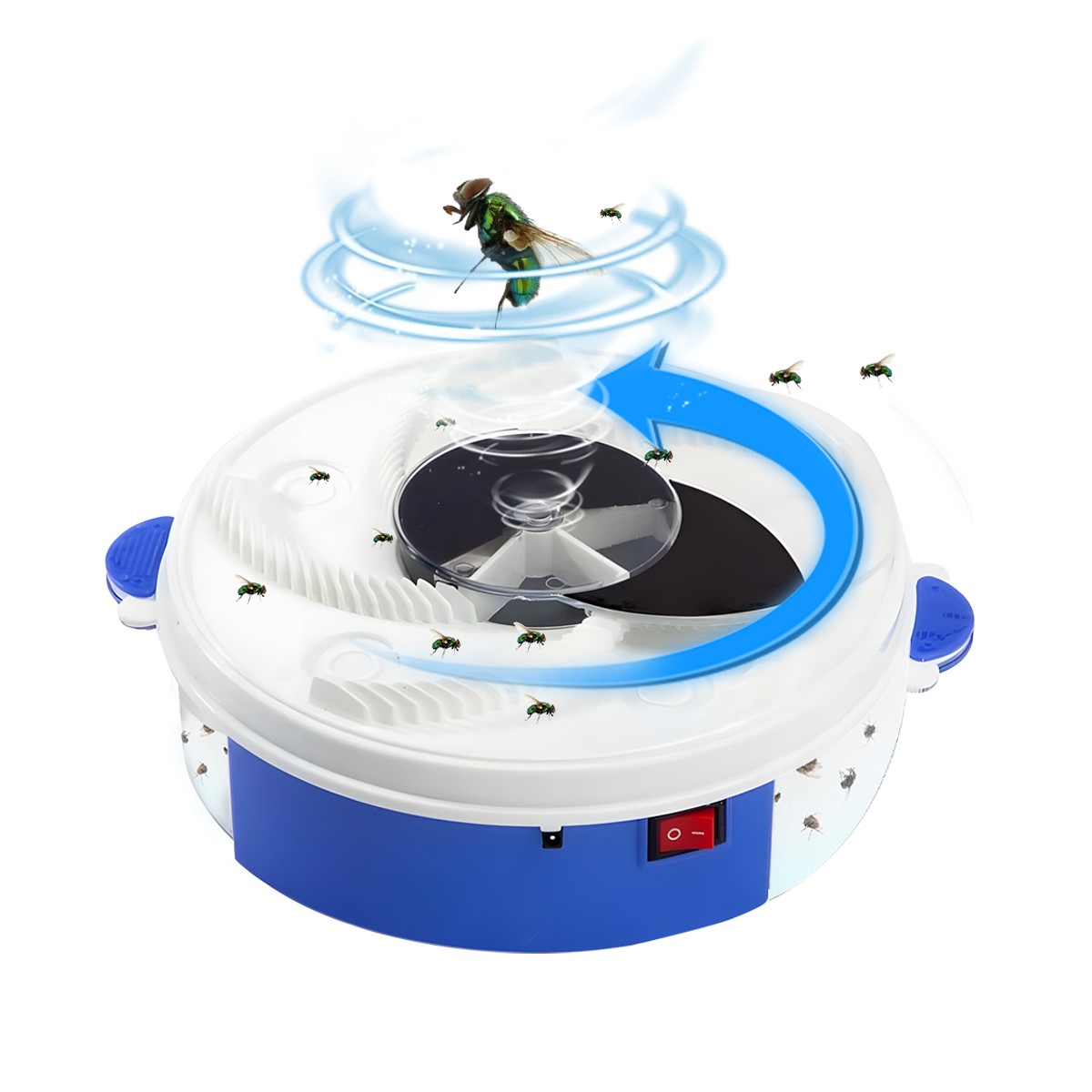 Electric Fly Trap Automatic Fly Catcher Rotating Fly Pest Repellent Kitchen Tool