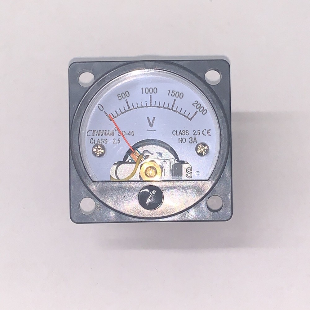 Analog Panel Meter DC 0-2000V   VOLTMETER  range 0-2000 VDC model SO-45