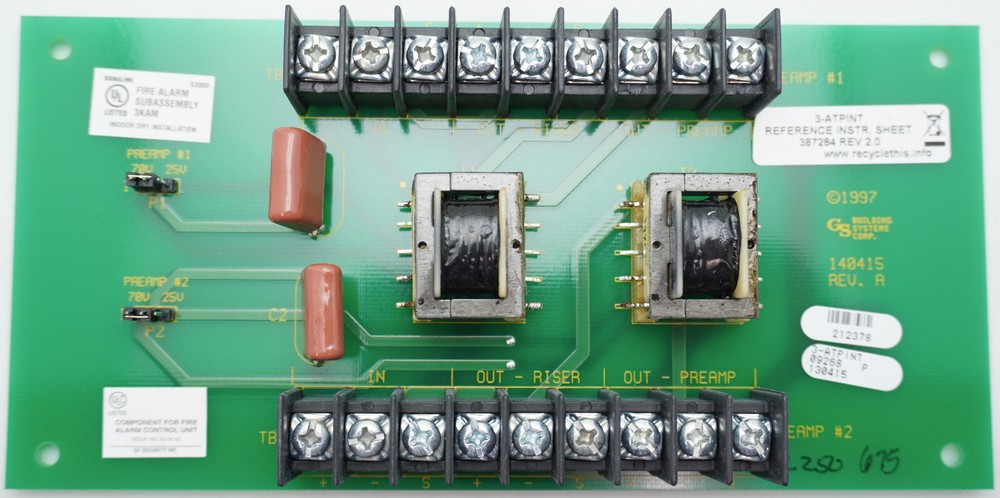 EST EDWARDS 3-ATPINT ATP Interface Board - Fire Alarm Systems