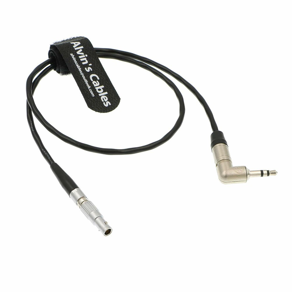 Easync Sync Time Code Cable for RED Epic 4 Pin Male to 3.5MM TRS