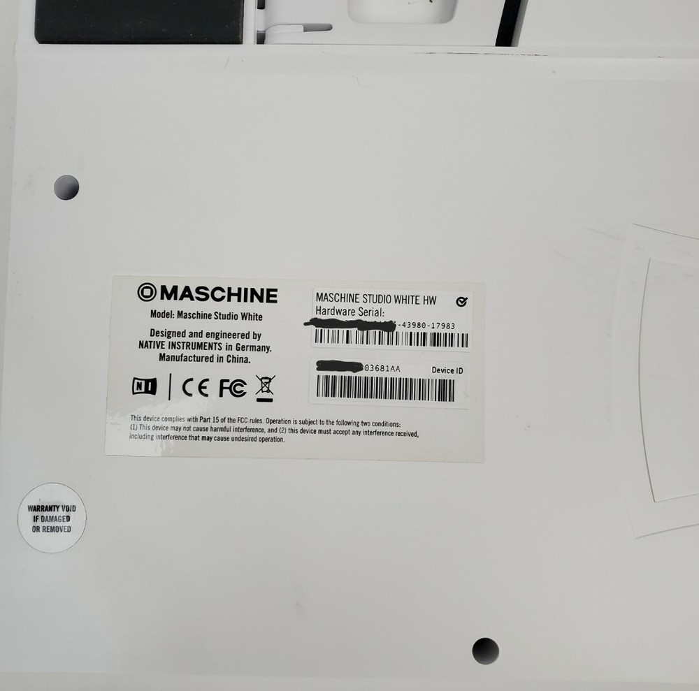 Native Instruments Maschine Studio White Hardware Only