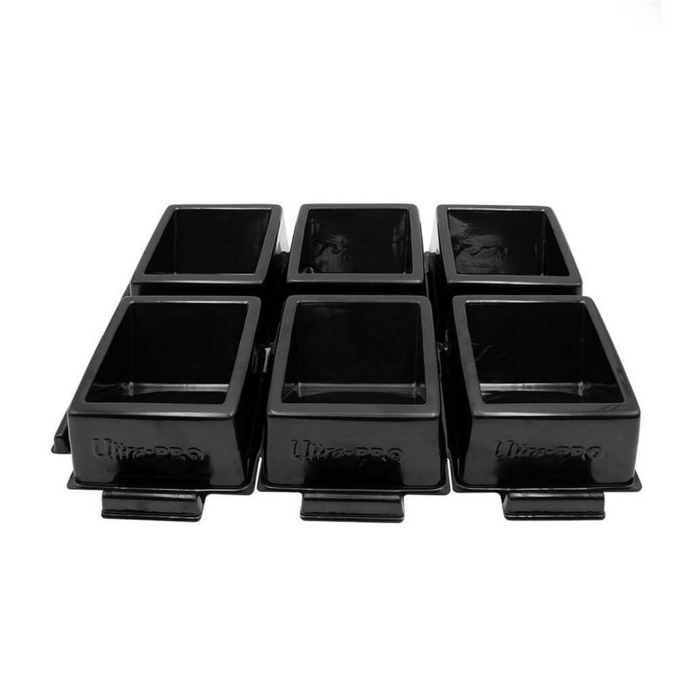 6 x ULTRA PRO Storage Box Tray Toploader & One Touch Stackable Sorting Tray