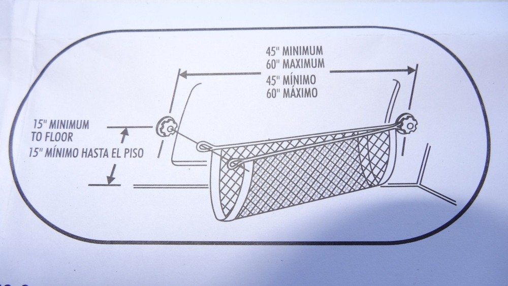 UNIVERSAL Trunk Hardware Kit for Cargo Net Brand New