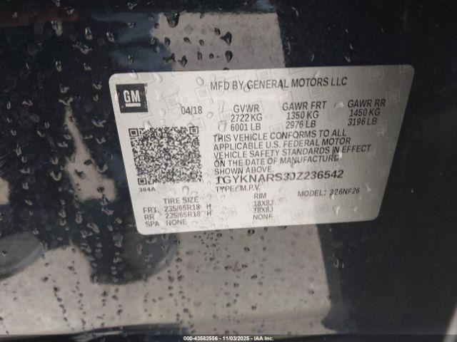 XT5 2018 Glove Box 4921667