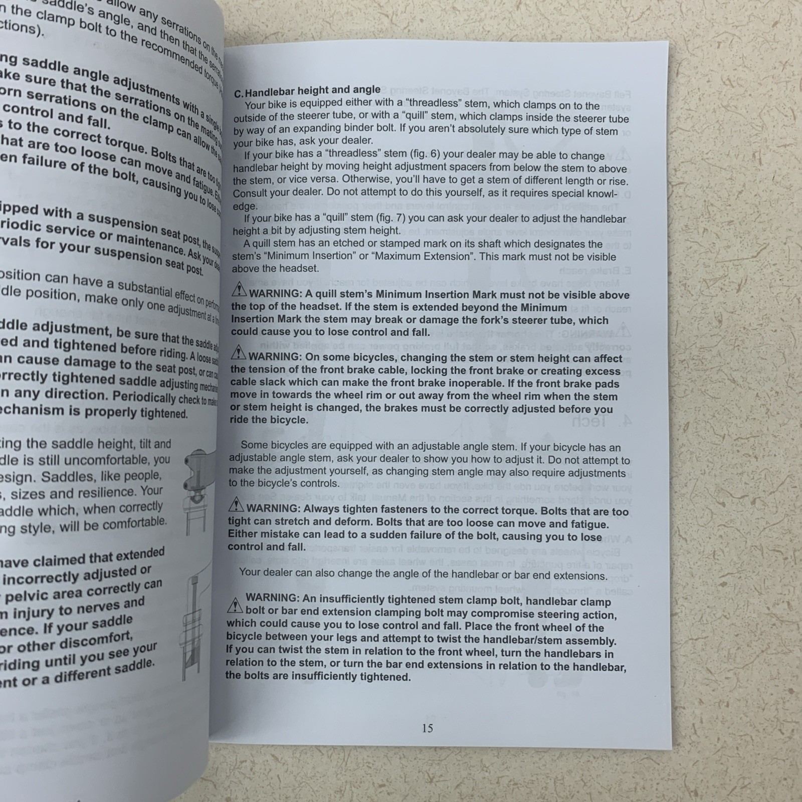 Felt Bicycles Owners Operator Manual Original Reference OEM 2018