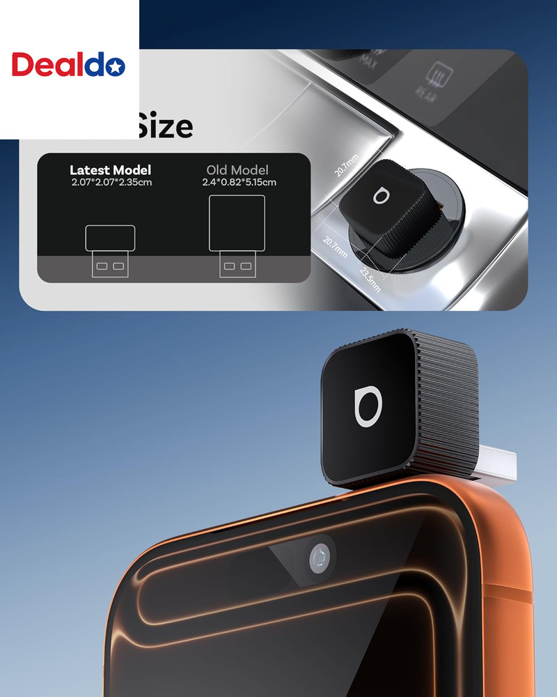 2026 Upgrade Mini Cube 3.0, 2-In-1 Wireless Carplay & Android Auto Adapter, Plug