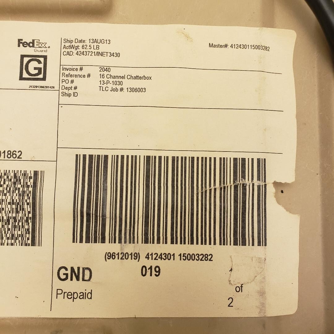 Cerdec ? Army Military Communications 16 Channel Chatterbox