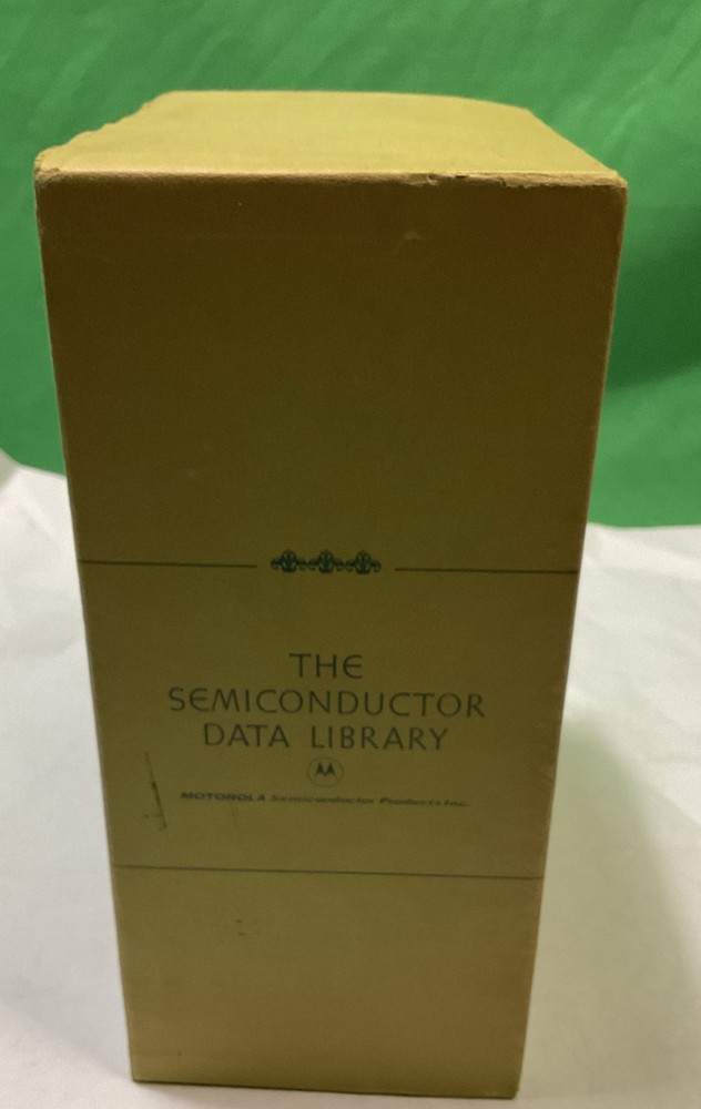 VTG 1972 First EditionThe Semiconductor Data Library Volume 1 ,2 & Third Edition