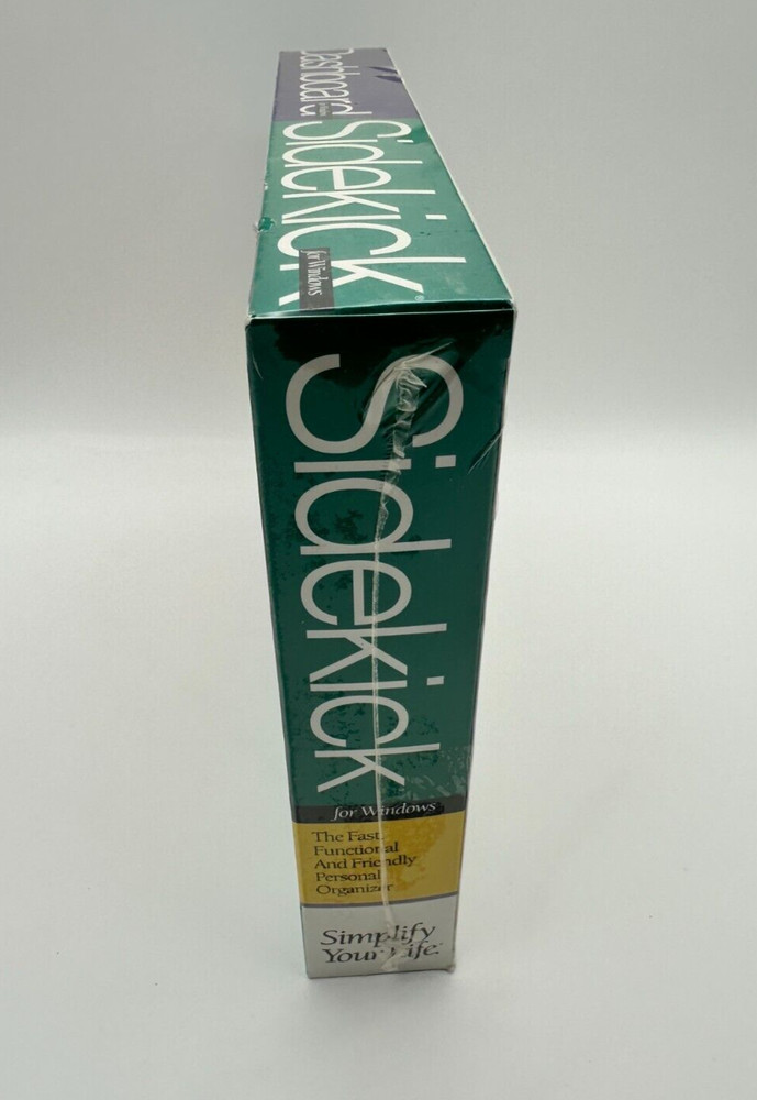 Borland 1994 PC Software Simplify Double Pack Dashboard v2.0 Sidekick NIB