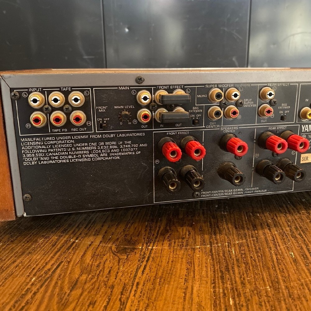 YAMAHA DSP-2000 PROCESSOR AMPLIFIER Operation confirmed from Japan