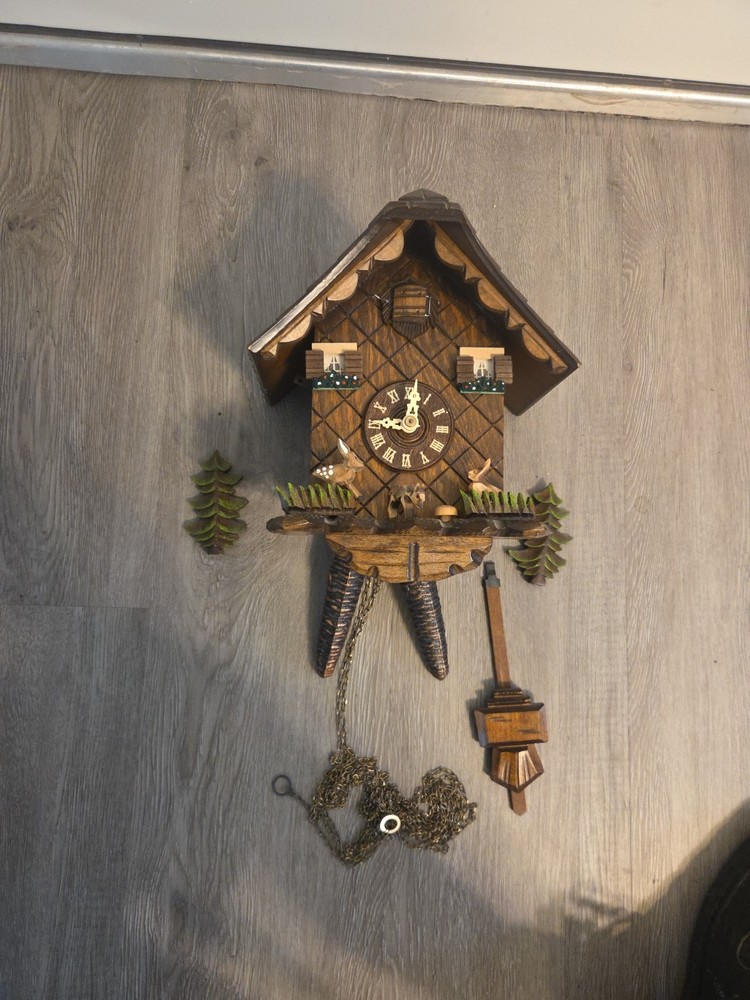 Anton Schneider Germany Cuckoo Clock Read Description