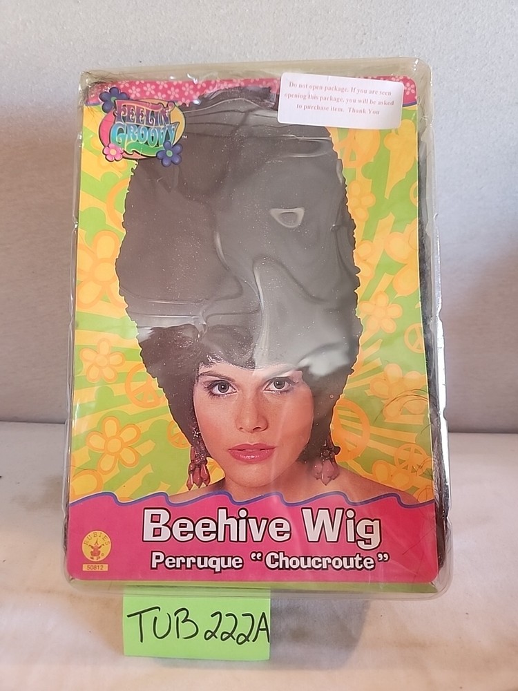 Rubies Beehive Wig Black