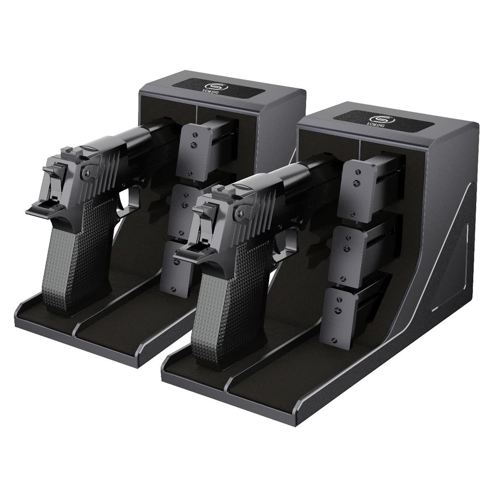 SUMING Universal Pistol Rack, Handgun Single Rack（2 sets）