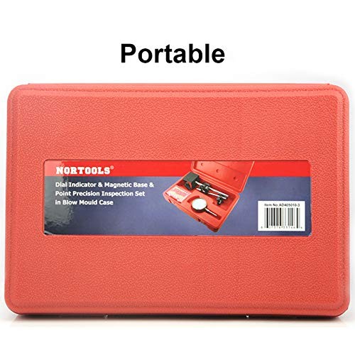 Dial Indicator with Magnetic Base 0-1.0" & Point Set Dial Test Indicator