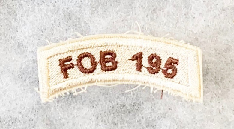 Special Forces FOB 195 Tab / Patch