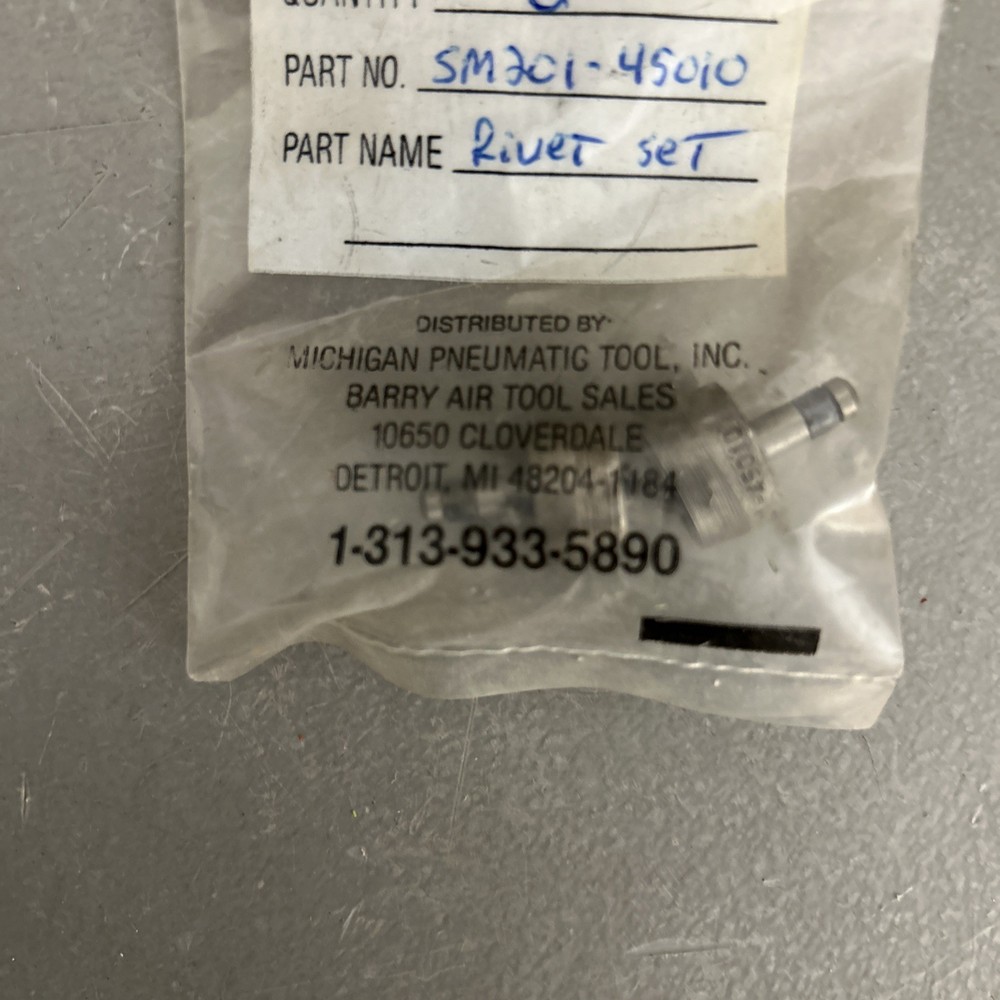 Cupped Squeezer Set For Pneumatic Compression Rivet Tool SM201