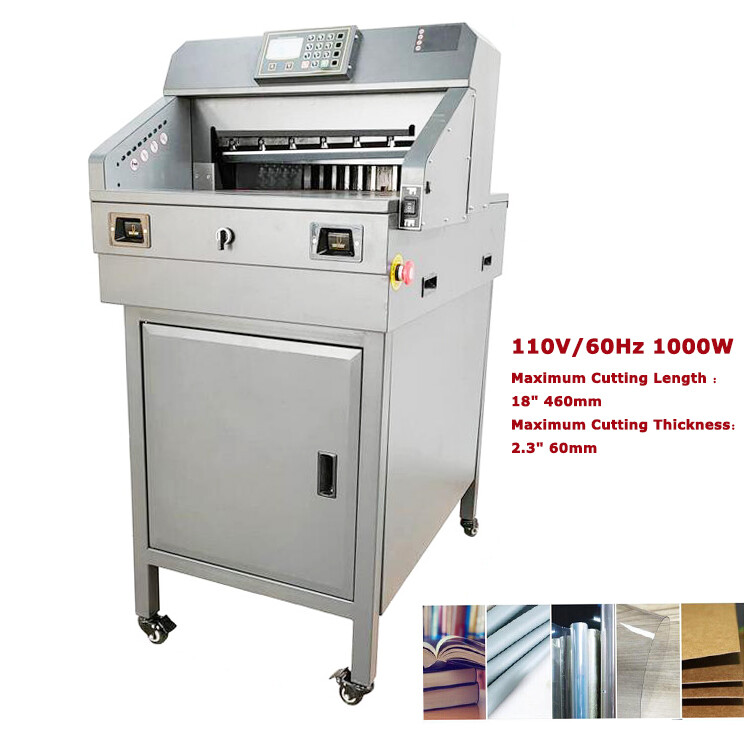 Electric Program-control Paper Cutter 110V Digital Stand Paper Cutting Machine
