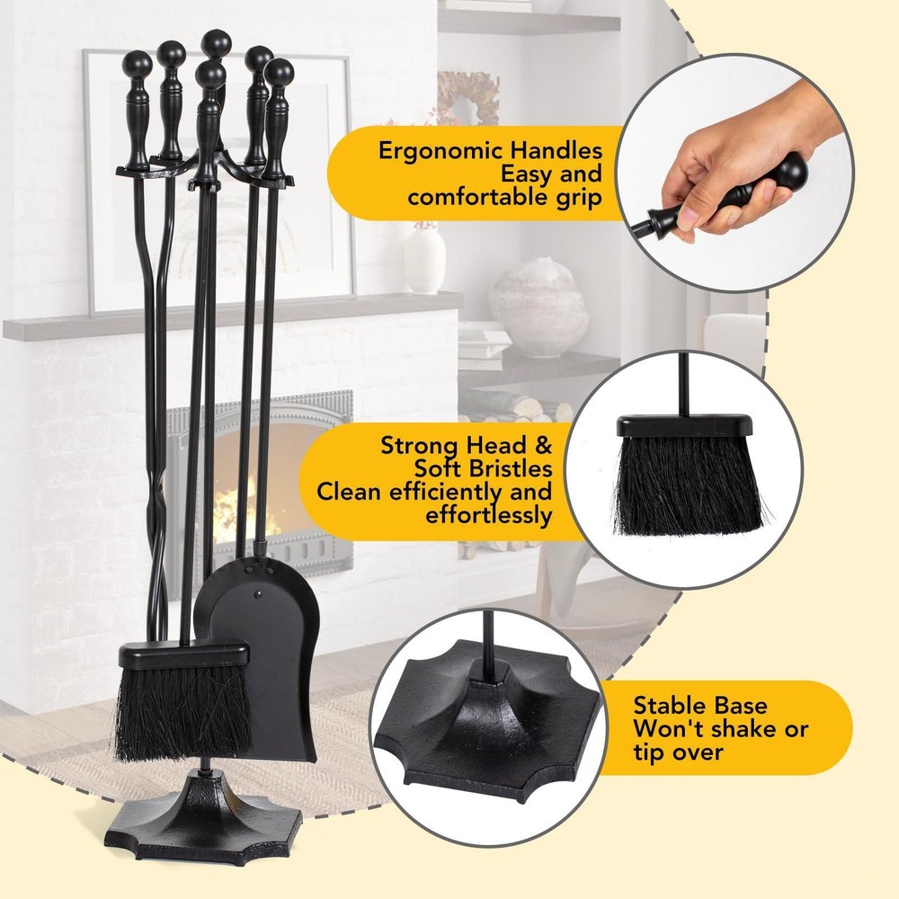 Fireplace Tools Set Fireside Accessories Fire Tool Set