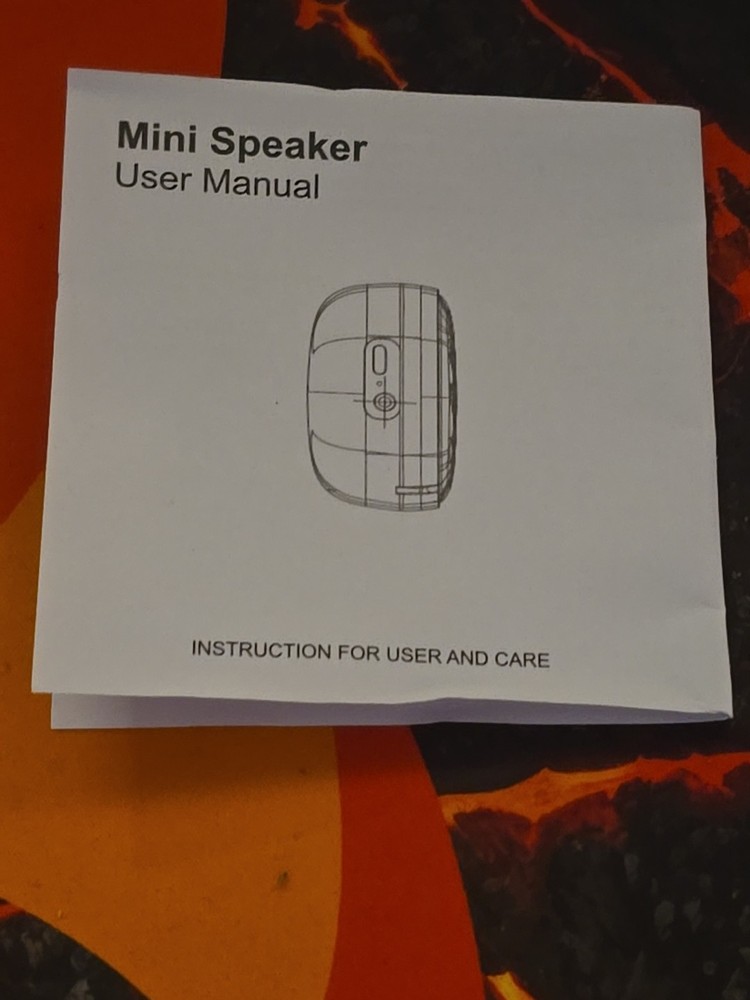Lowes Employee Appreciation, Mini Bluetooth Speaker With USB Cable, Instructions