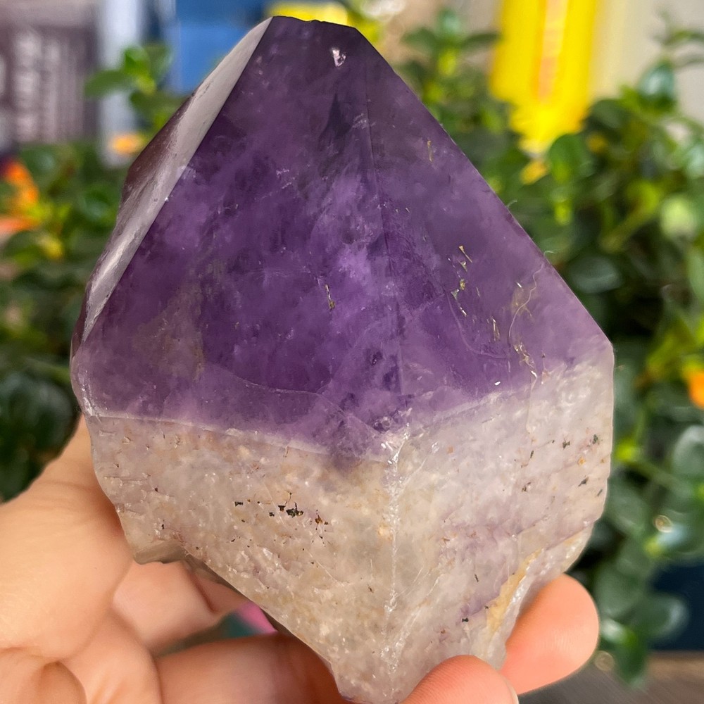 467g Natural Amethyst geode quartz clustercrystal specimen Healing