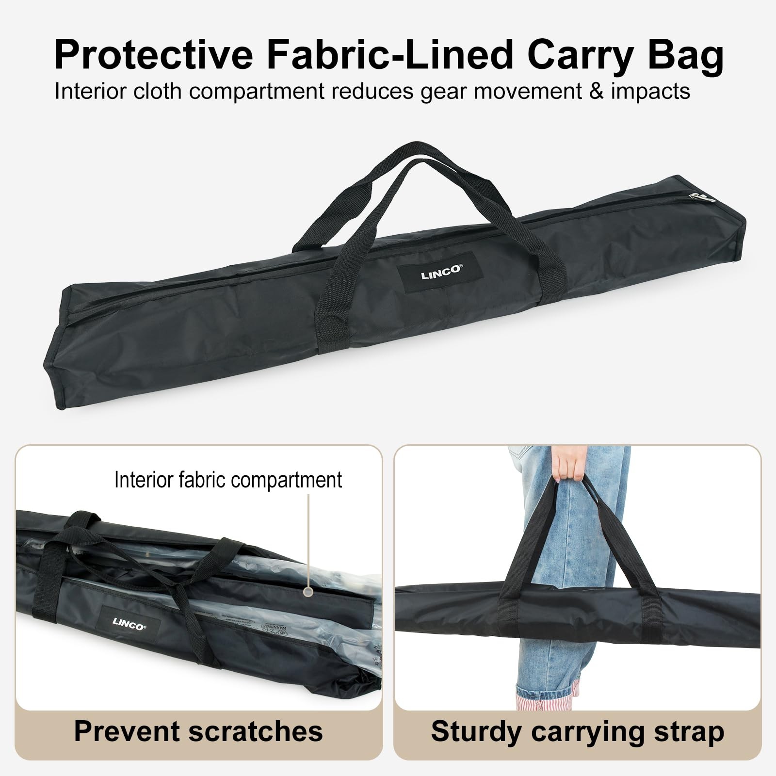 Adjustable Photo Background Stand 10x6.5ft Studio Backdrop Support Kit