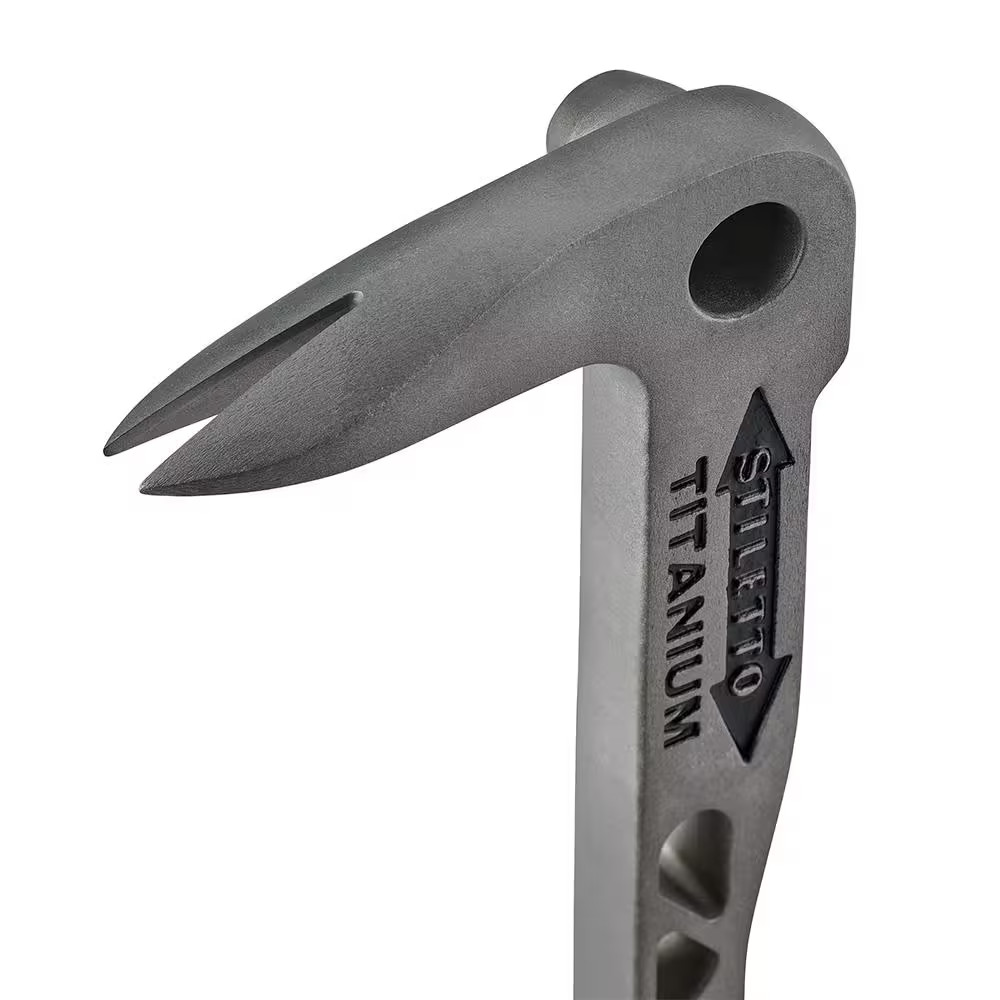 12 In. Titanium Clawbar Nail Puller with Dimpler