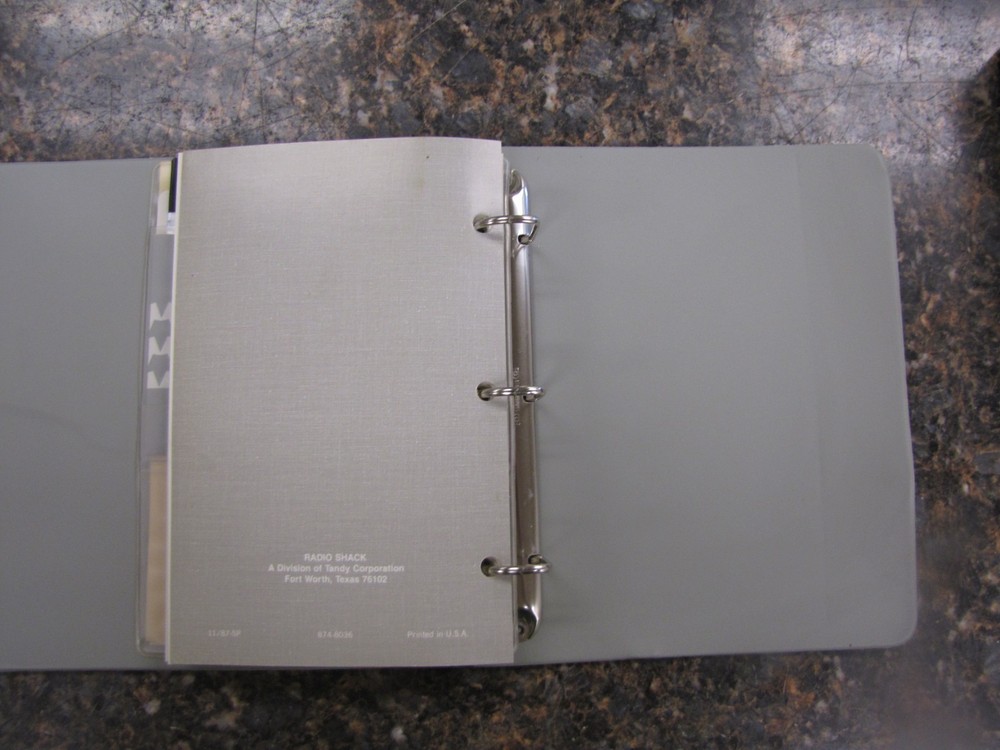 Tandy OS-9 Level 2 Multi-Vue Software & Manuals Binder 5.25" Disk CoCo 3 -MZ23