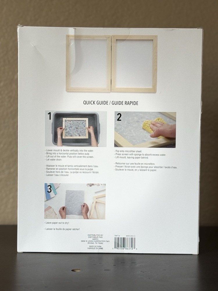 Recollections Papermaking Complete Bundle Mold Deckle Absorption Kit Templates
