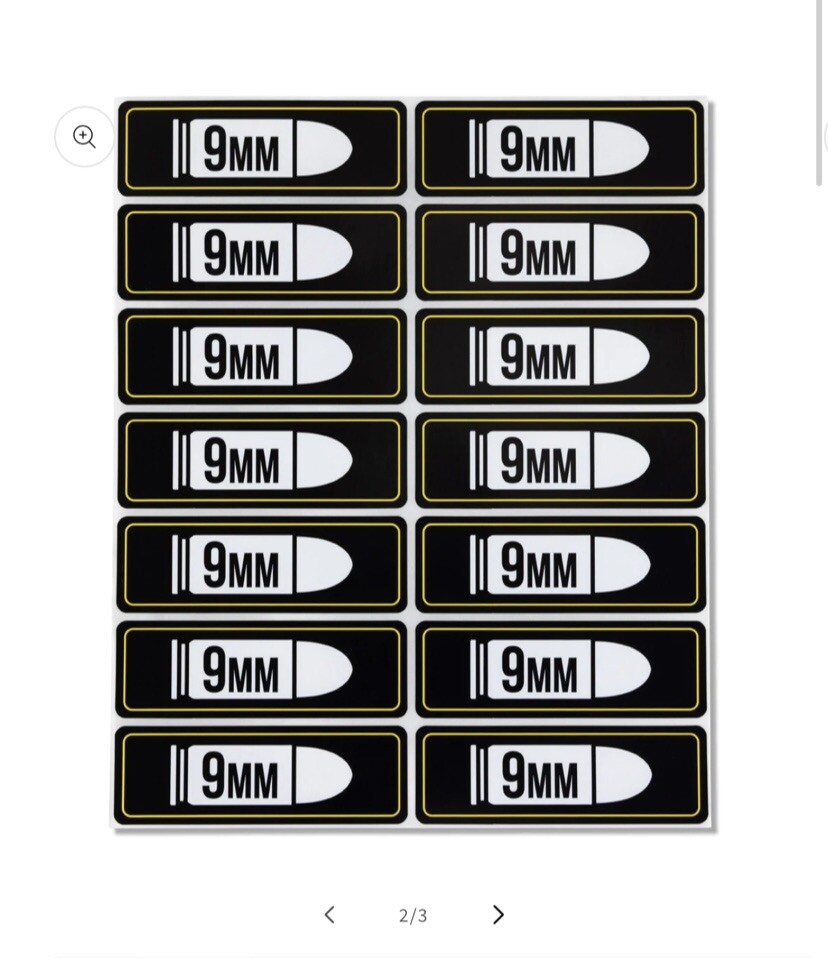 ammo labels