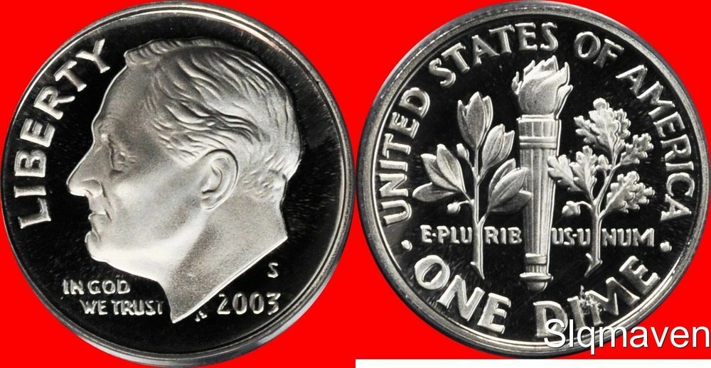 2003 S Clad Roosevelt Dime Gem Proof