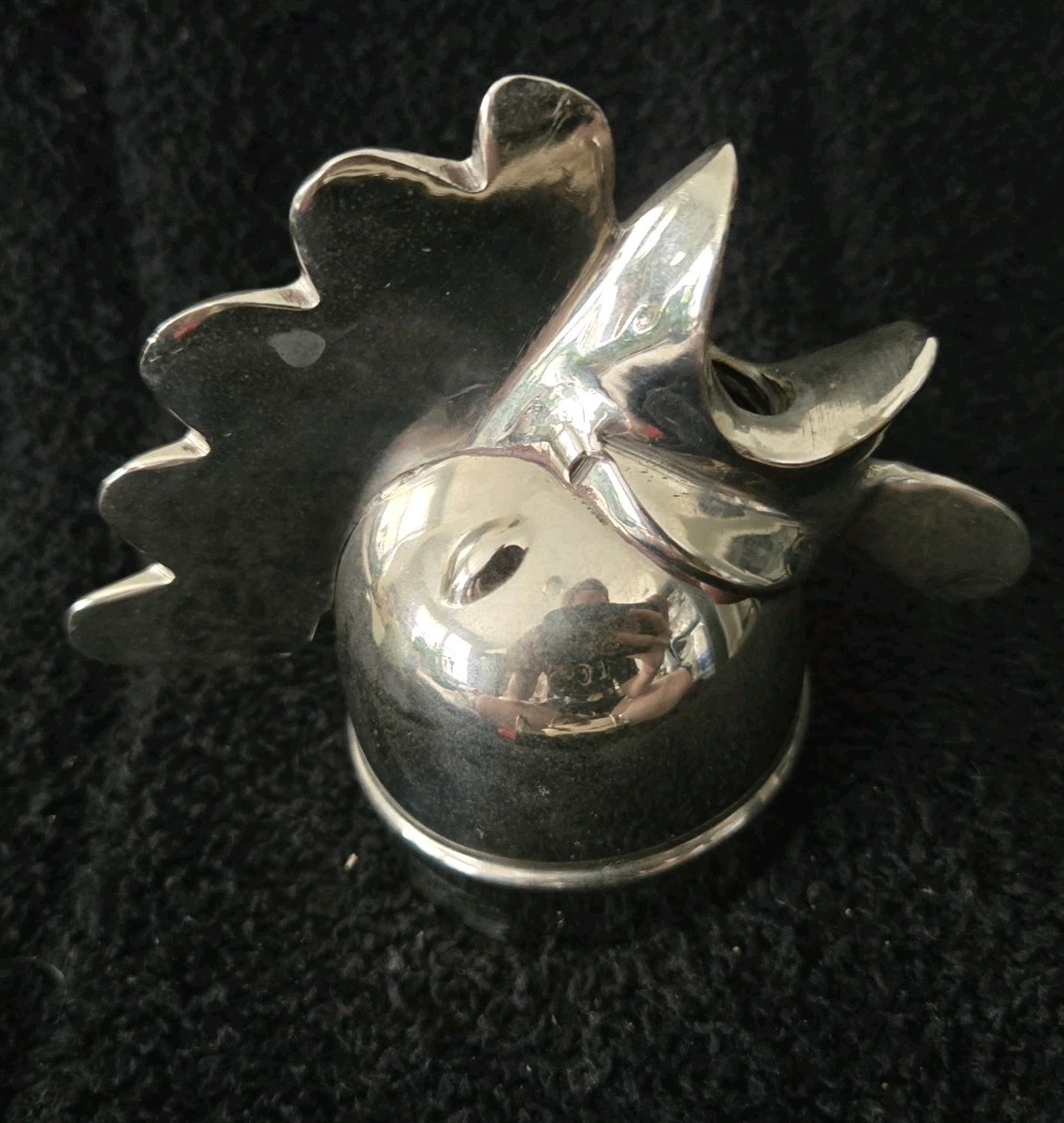 VTG Restoration Hardware Repro Art Deco Silver Plated Rooster Cocktail Shaker