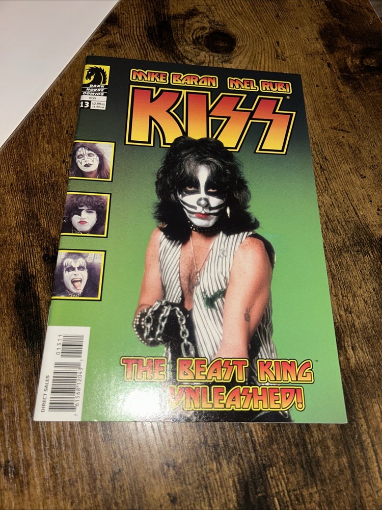 KISS Comic Issue 2 — Catman Photo Cover Variant B Rock n Roll — 2002 Dark Horse