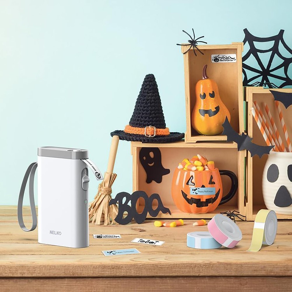 🔥Nelko Label Maker Machine with Tape, P21 Bluetooth Label Printer,Wireless Mini
