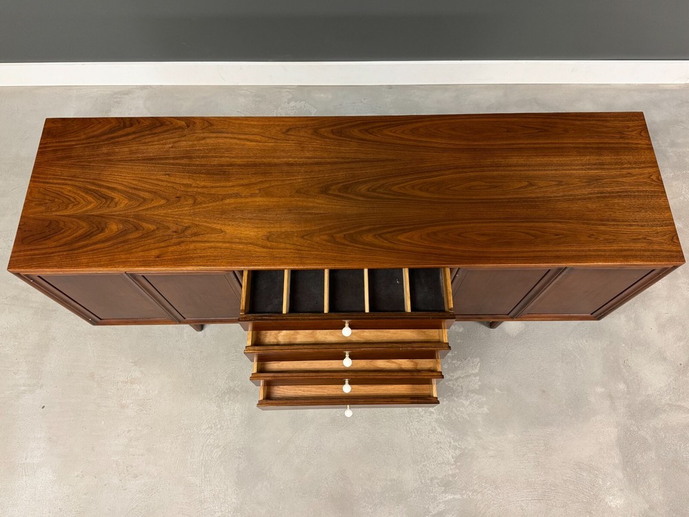 Refinished Kipp Stewart Walnut Credenza for Drexel
