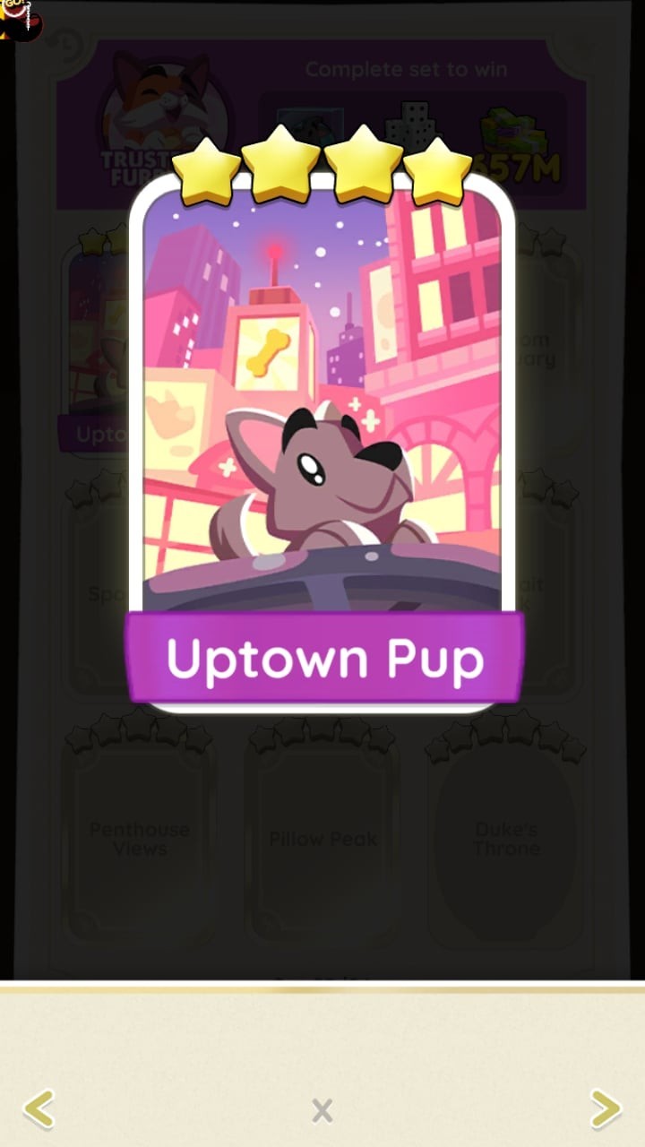 Uptown Pup  - Stickers - 4⭐⭐⭐⭐ - ⚡️ Posh Pets Album ⚡️