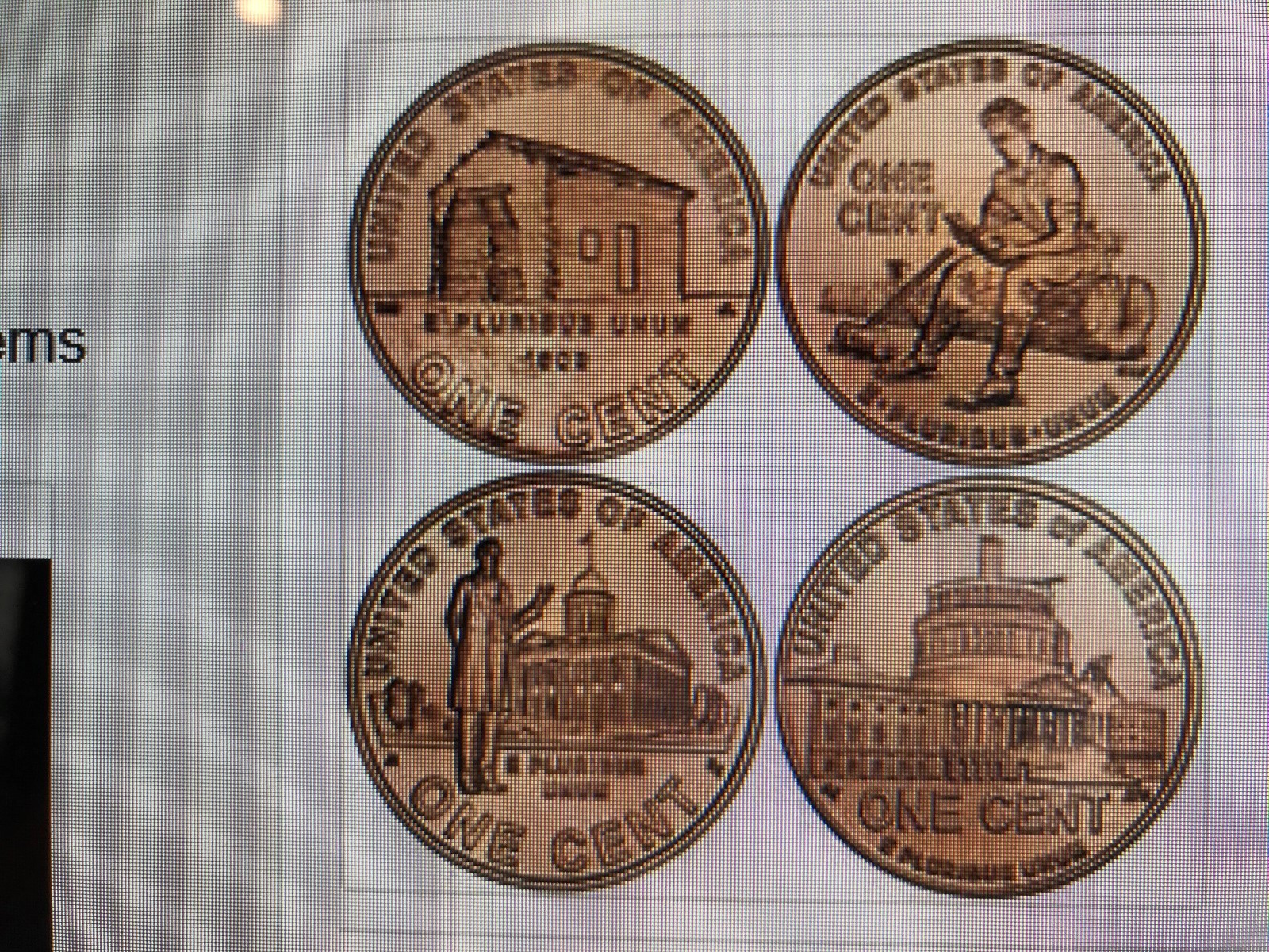 (5) Complete 8 pc Set Lincoln 2009 Cent Penny P&D 40 Coin UNC Bicentennial roll