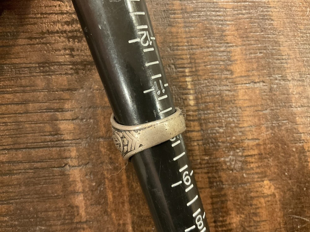 ORIGINAL WWII USAAF SCARCE 1944 DATED ELLINGTON FIELD TEXAS PILOT RING STERLING