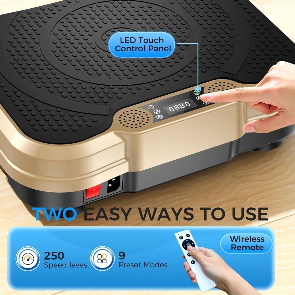 Vibration Plate Exercise Machine,Vibration Plate for Lymphatic Drainage Power