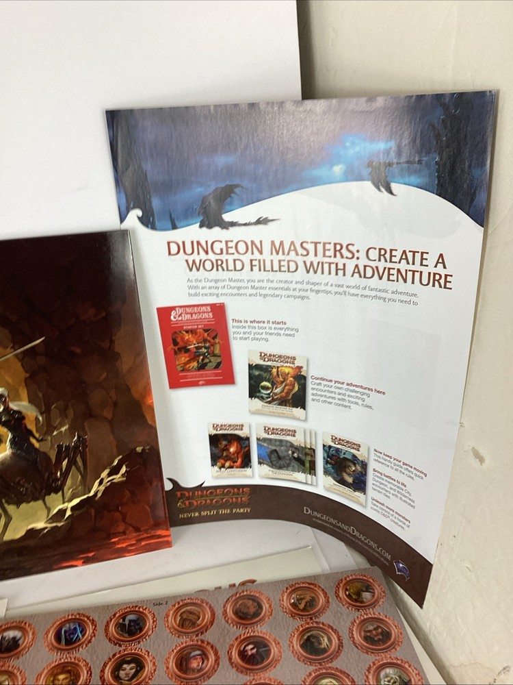 Dungeons & Dragons Essentials Dungeon Master's Kit 2010 Complete Unpunched
