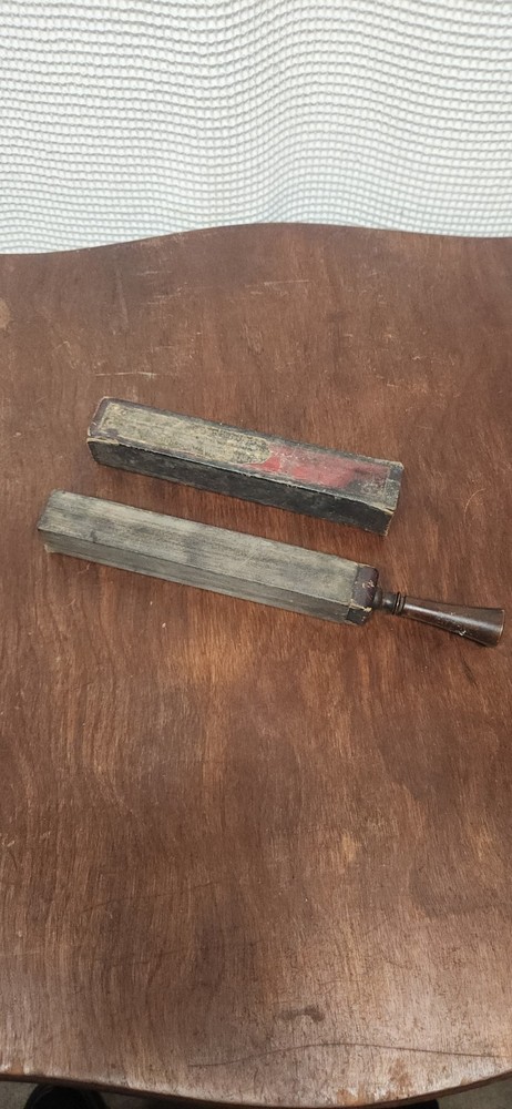 Antique Barbers razor Sharpener With Original Box