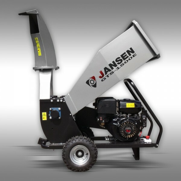 JANSEN SELF FEEDING Wood Chipper ELECTRIC START AND MANUAL STARTER,15HP