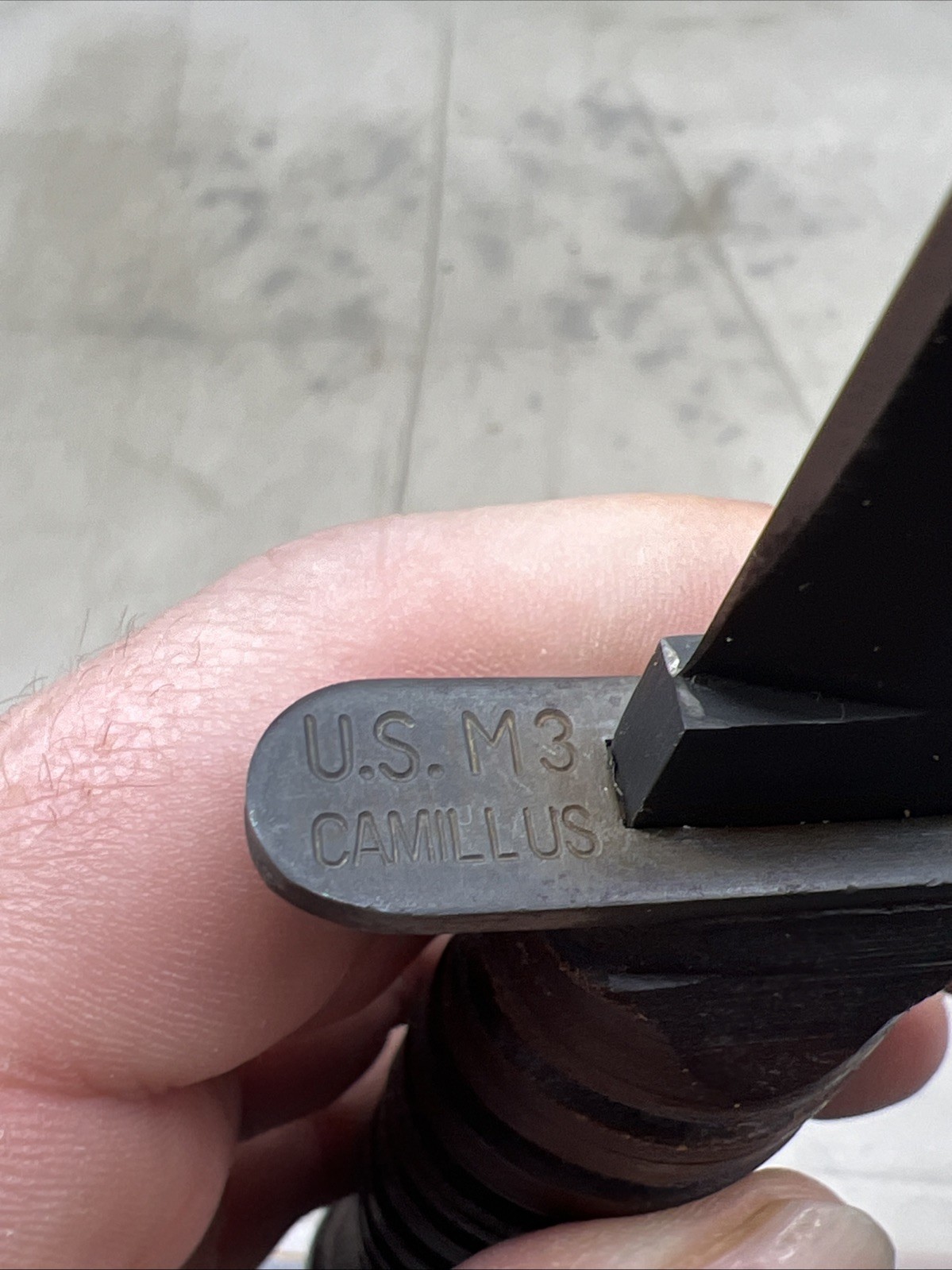 1990s US M3 Camillus Fighting Knife With Sheath (FF162